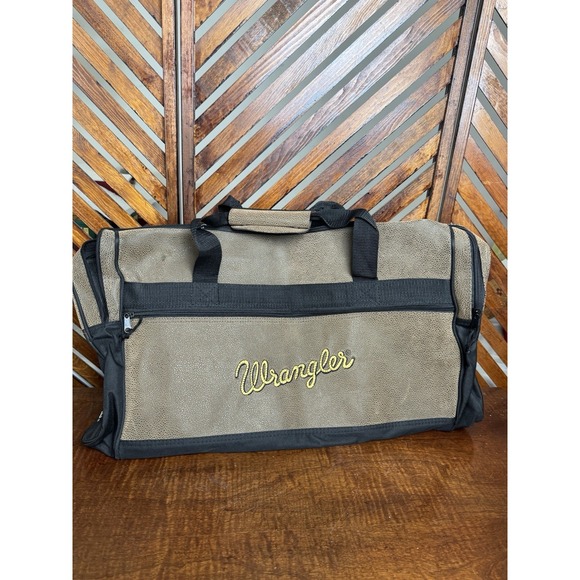 Wrangler Other - Wrangler Texas Stampede Duffle Bag Travel Rodeo Rare